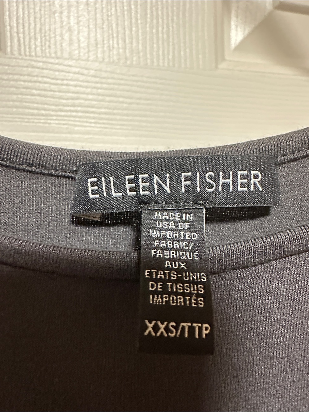 EILEEN FISHER Sleeveless Top and pants in Charcoal